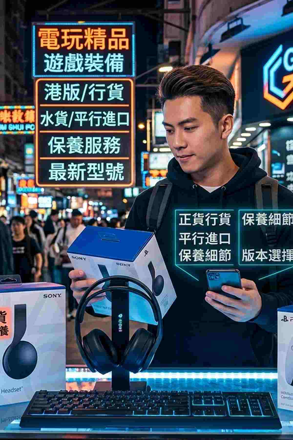 香港買遊戲裝備避坑攻略 耳機控制器平行進口保養同版本選擇要留意